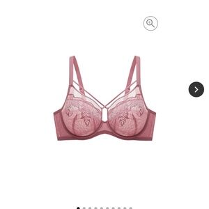 BNWT UNDERSTANCE Bra Gemma 42H FlexWire Unpadded Underwire Lace